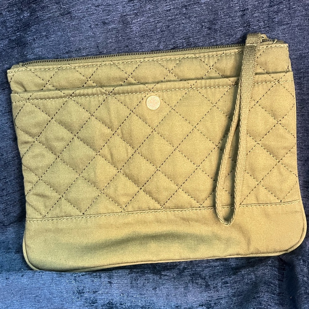 Green Land’s End Wristlet Pouch